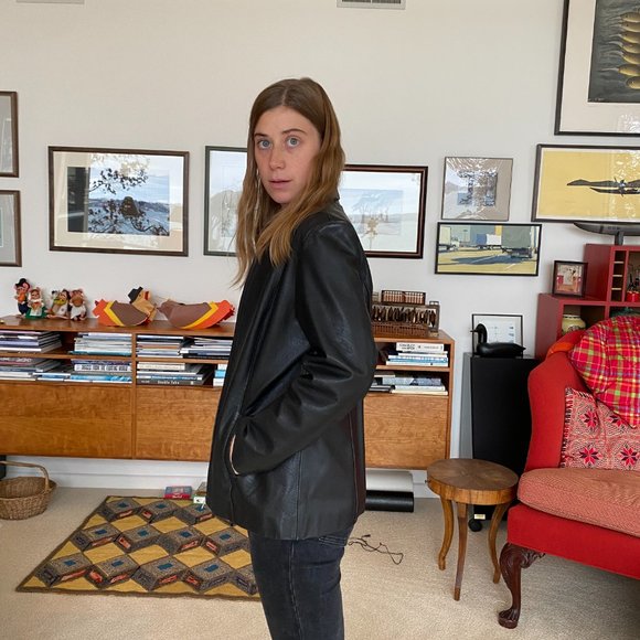 Vintage Old Navy Leather Jacket - Picture 7 of 8